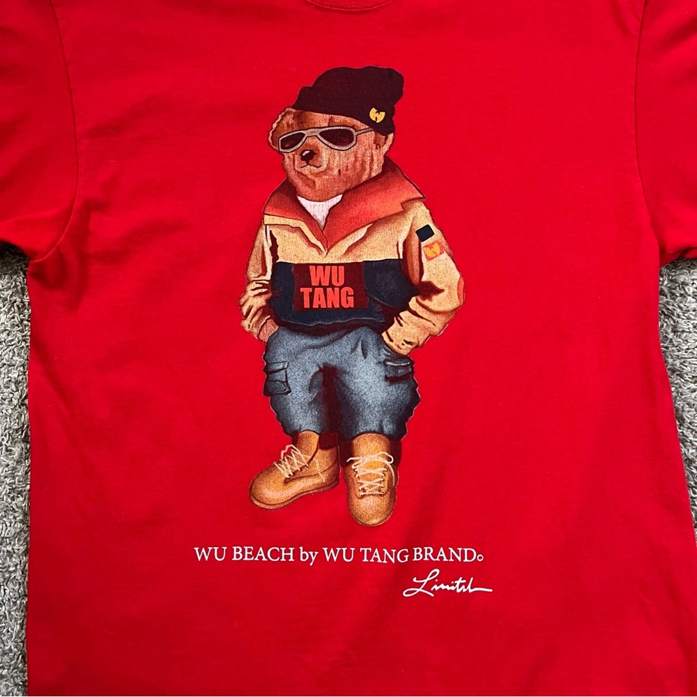 🔥🔥🔥 WU-TANG SHIRT SIZE LARGE WU BRAND POLO BEAR WUTANG RZA GZA - Picture 6 of 11